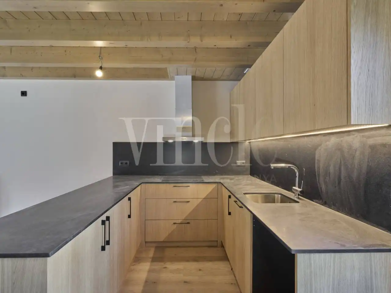 Kitchen of Detached homes for sale in Puigcerdà  with Heating, Private garden and Parquet flooring