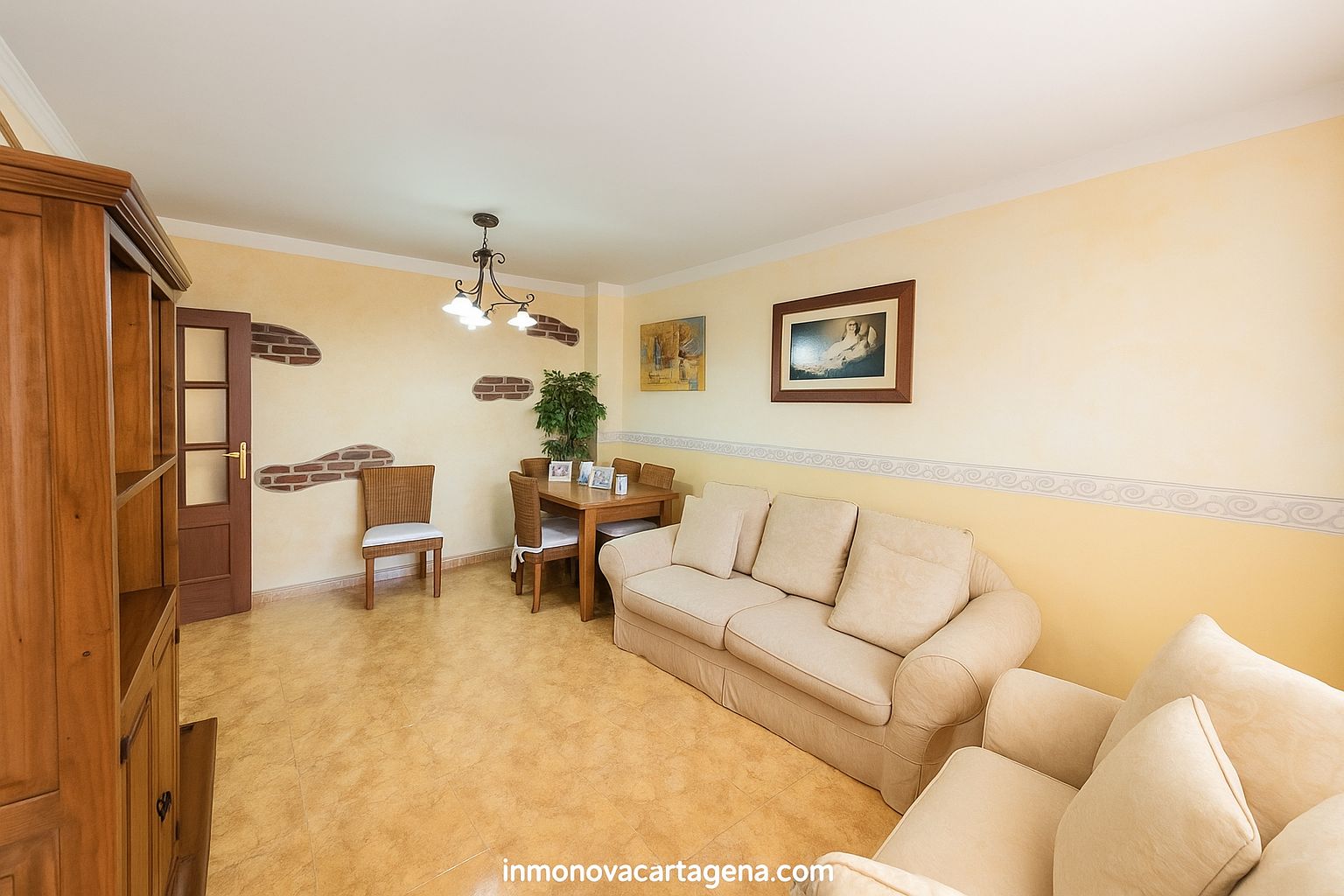 Living room of House or chalet for sale in Cartagena  with Storage room and Furnished