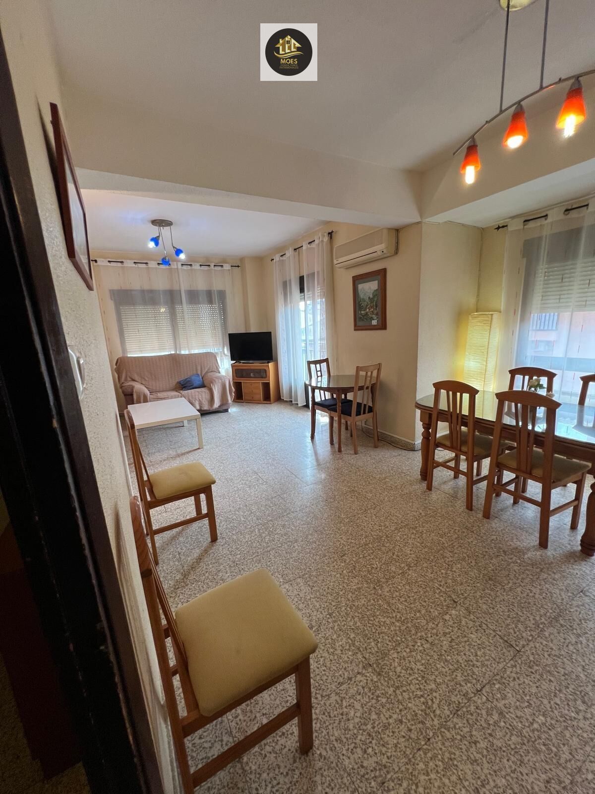 Living room of Flat for sale in Linares  with Air Conditioner, Terrace and Storage room