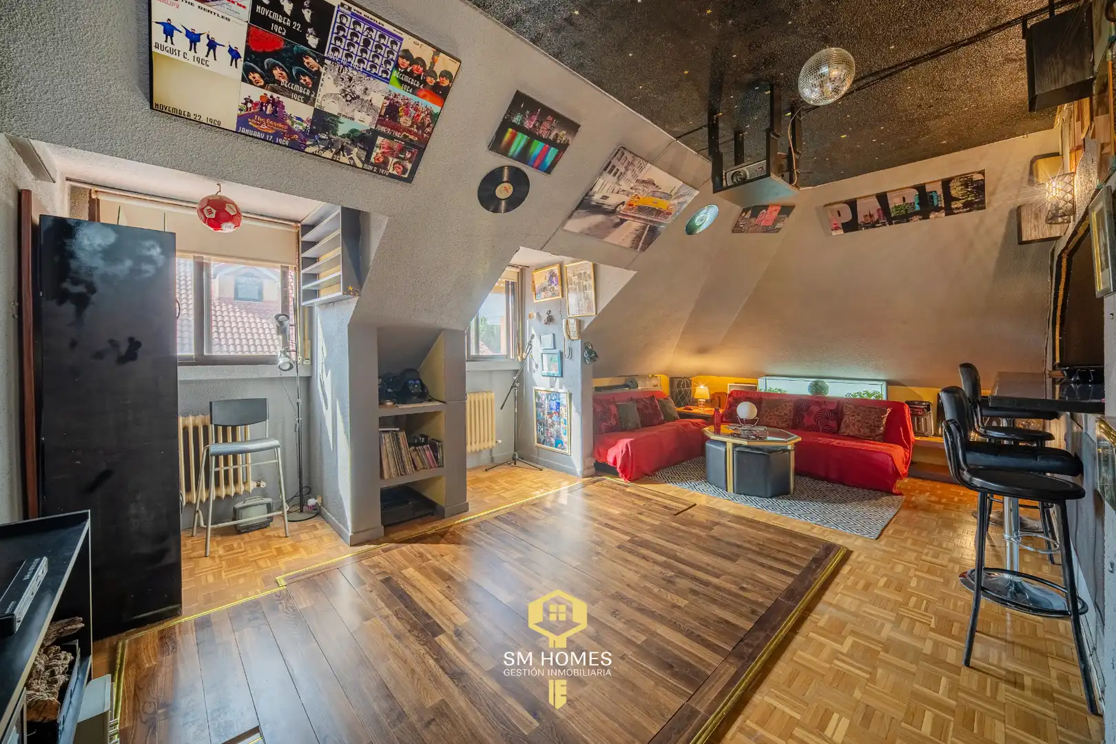 Sala de estar de Dúplex en venta en San Fernando de Henares con Aire acondicionado y Calefacción