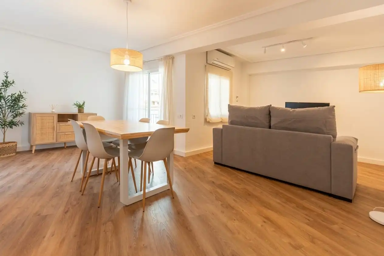 Sala de estar de Apartamento en venta en Sueca con Aire acondicionado, Calefacción y Parquet