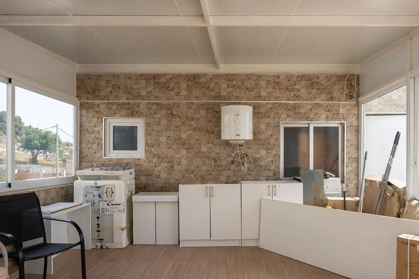 Cuina de Casa o xalet en venda en Torreblanca amb Aire condicionat, Jardí privat i Terrassa