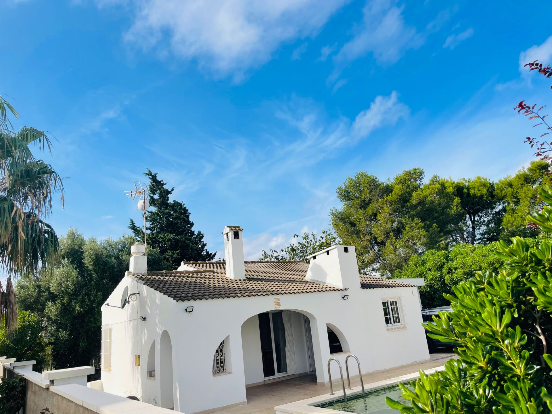 Exterior view of House or chalet for sale in L'Ametlla de Mar   with Air Conditioner, Heating and Private garden