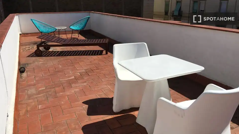 Appartamento con terrazza in affitto a Gràcia, imagen 12