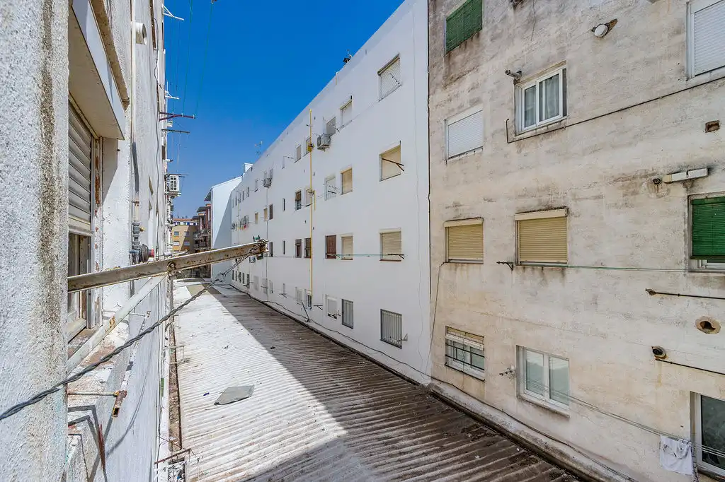 Vista exterior de Piso en venta en Huesca