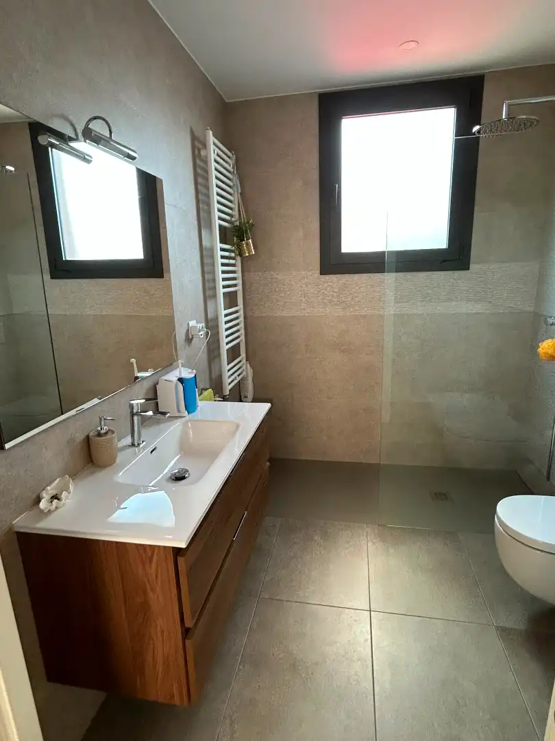 Bathroom of Houses for sale in Viladecavalls  with Air Conditioner, Heating and Private garden