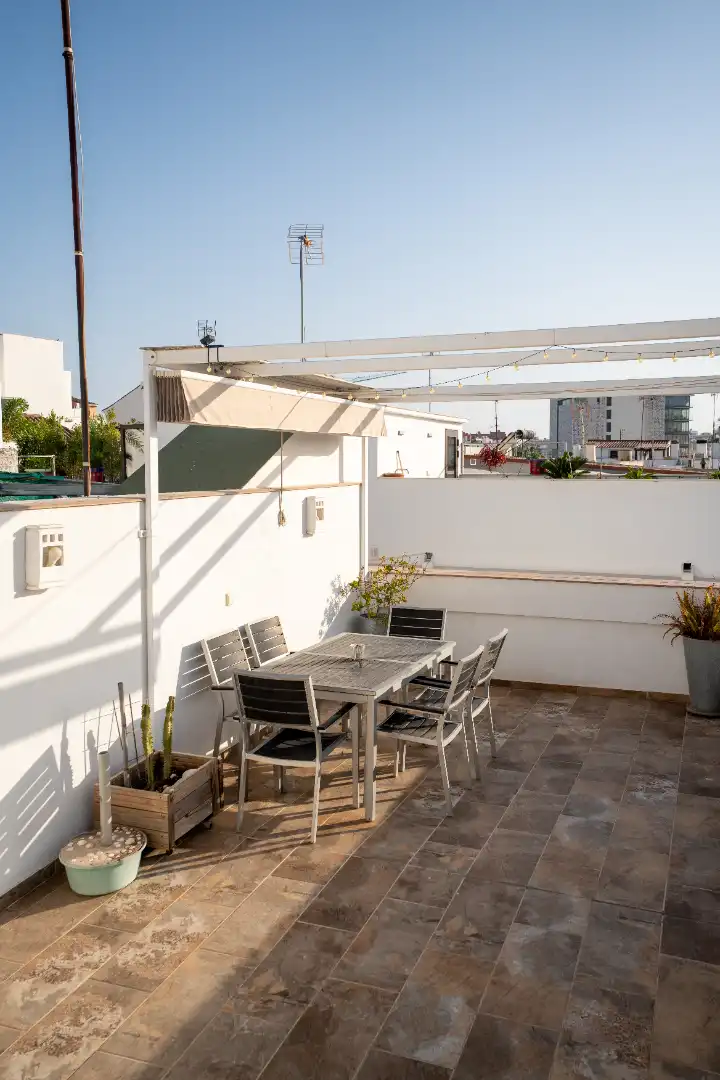 Terraza de Casa o chalet en venta en Estepona con Aire acondicionado, Terraza y Amueblado
