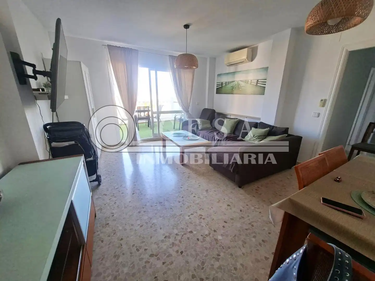 Sala de estar de Piso en venta en Torrox con Aire acondicionado, Calefacción y Terraza