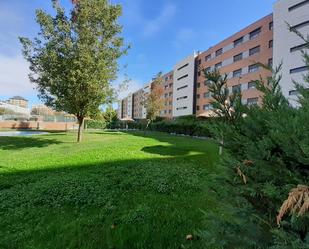 Exterior view of Flat to rent in Valladolid Capital  with Heating, Private garden and Storage room