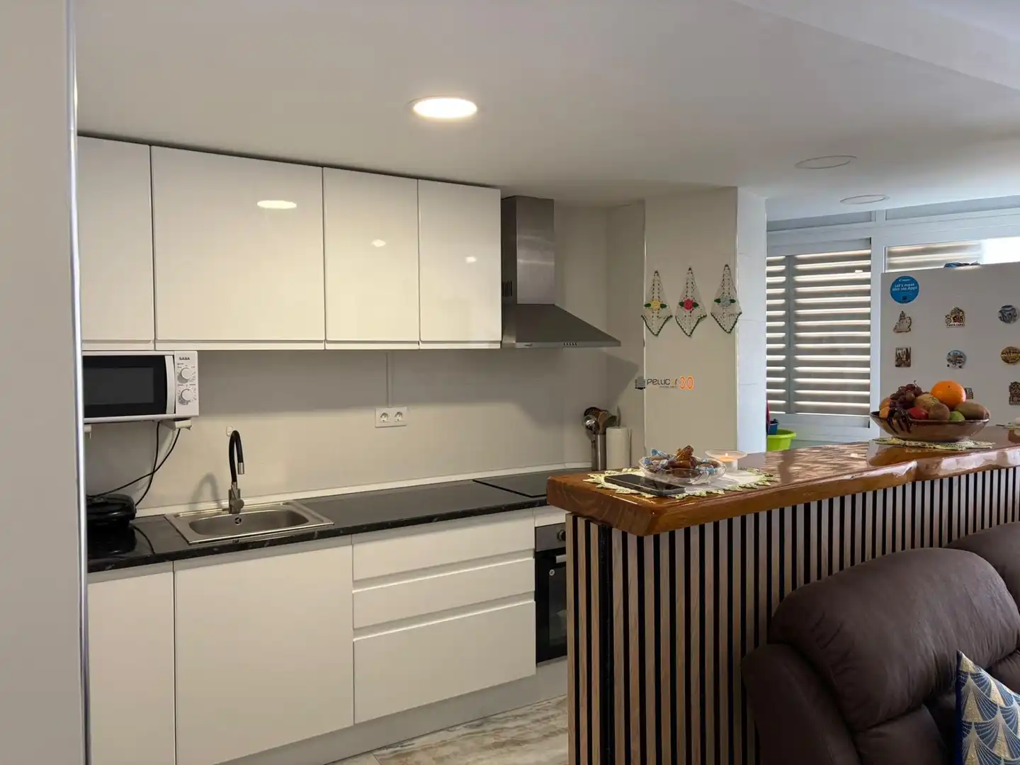 Cocina de Piso en venta en Benidorm con Aire acondicionado, Terraza y Amueblado