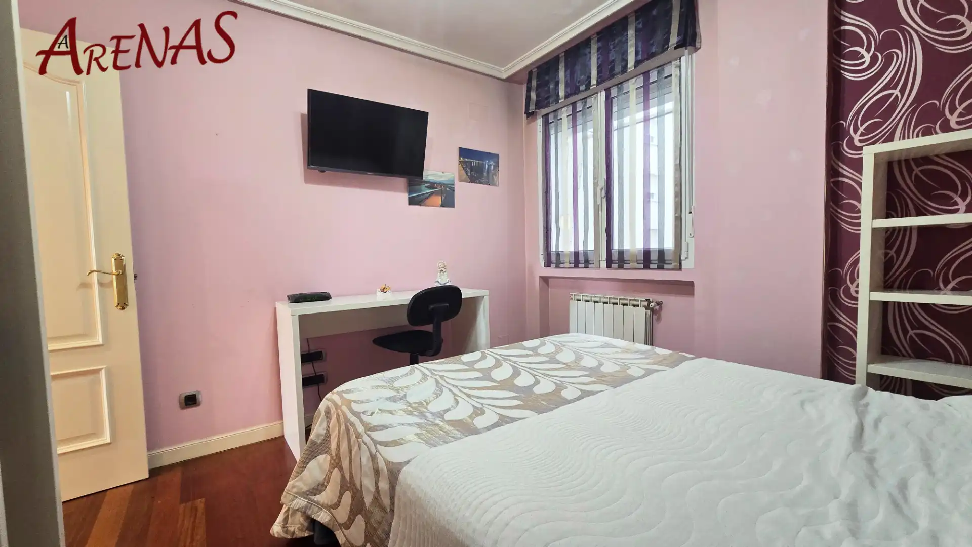 Schlafzimmer von Wohnung zum Verkauf in Laredo mit Heizung, Parkett und Möbliert