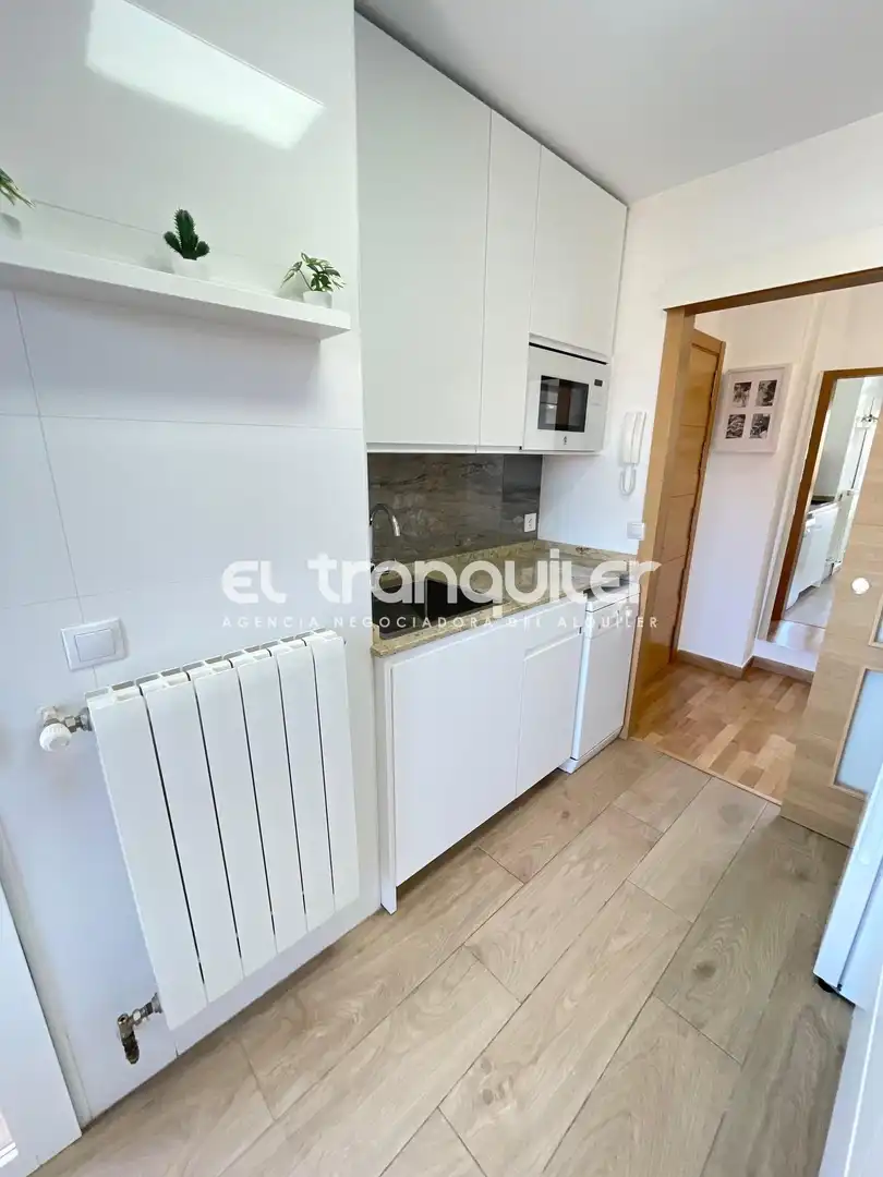 Cuina de Pis de lloguer en Leganés amb Aire condicionat, Parquet i Terrassa