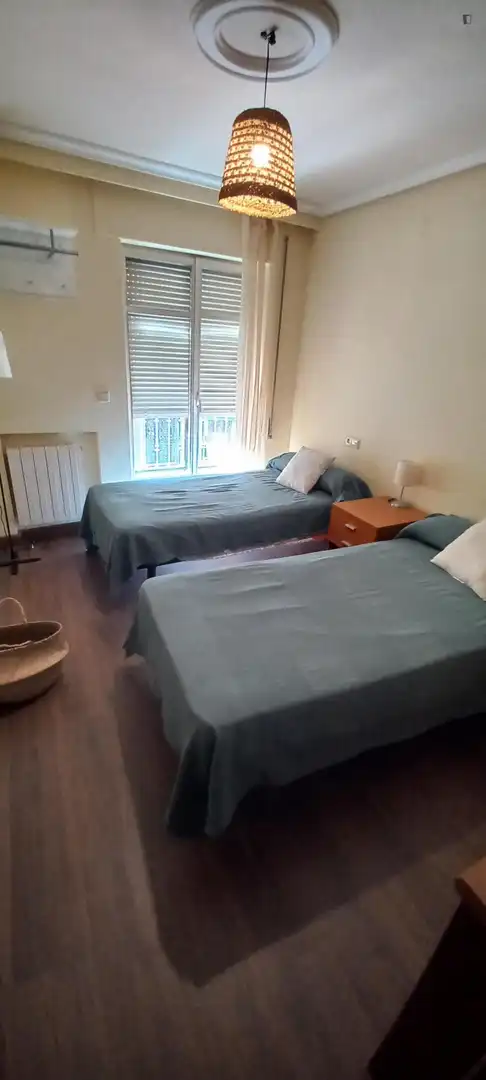 Bedroom of Apartments for rent in Salamanca Capital  with Air Conditioner, Heating and Furnished