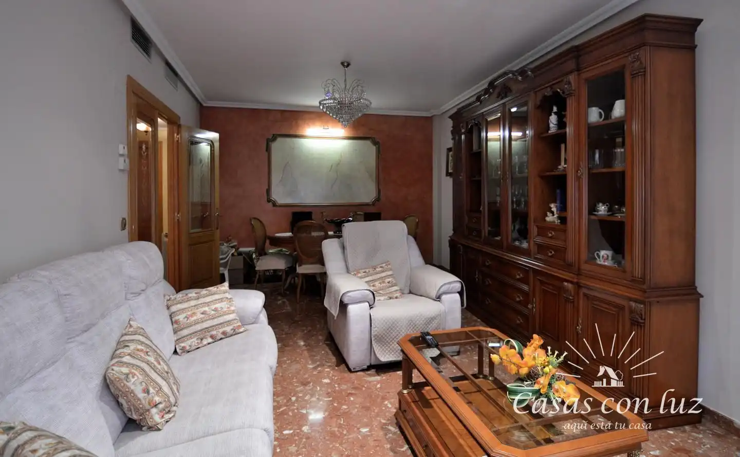 Sala d'estar de Casa adosada en venda en Barrios rurales del oeste