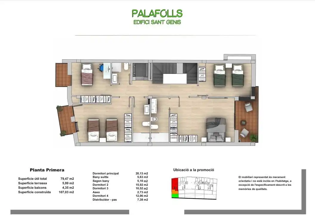 Adosado con terraza en venta en Palafolls, imagen 41