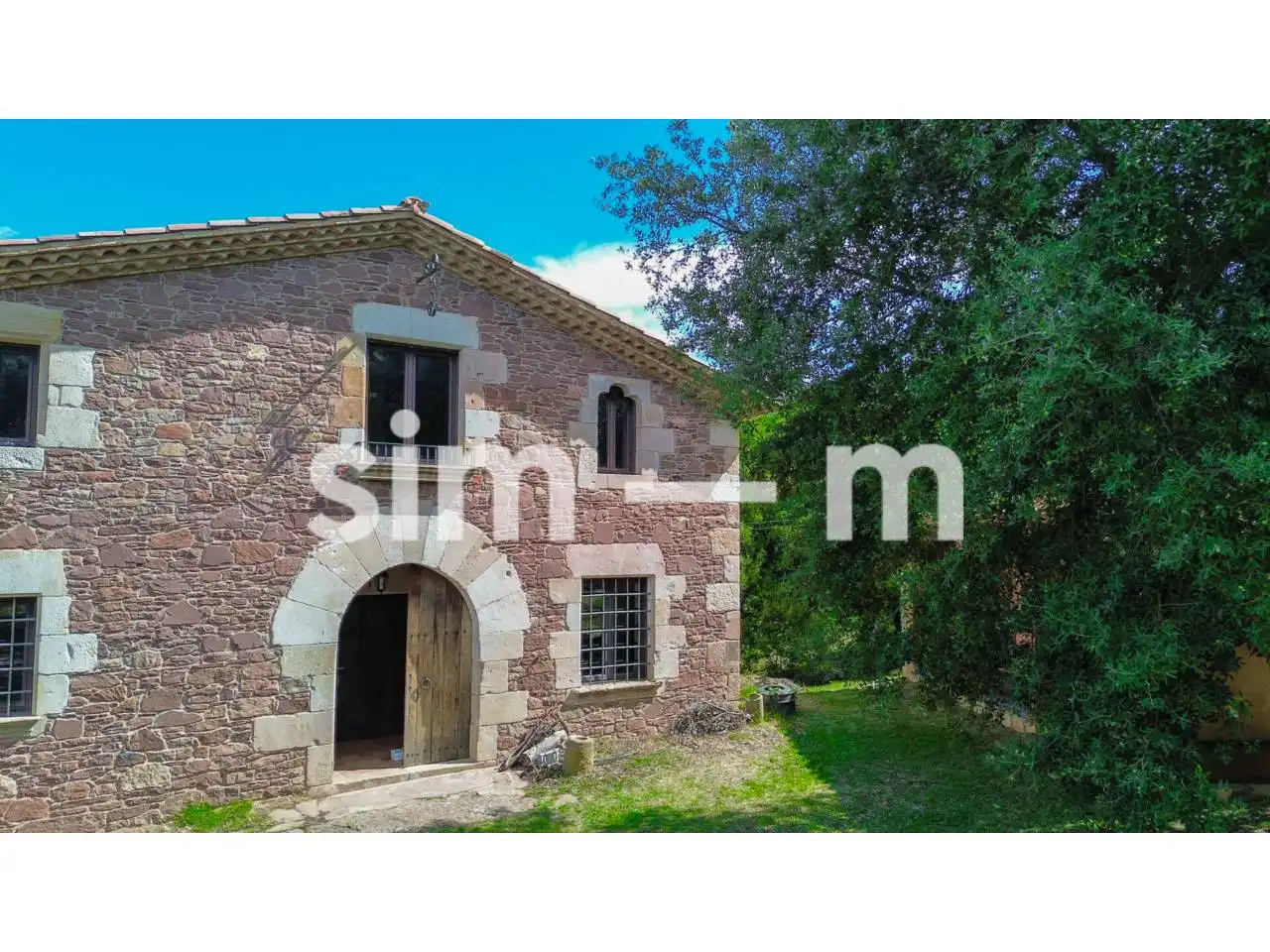 Vista exterior de Finca rústica en venda en El Brull amb Calefacció, Jardí privat i Terrassa