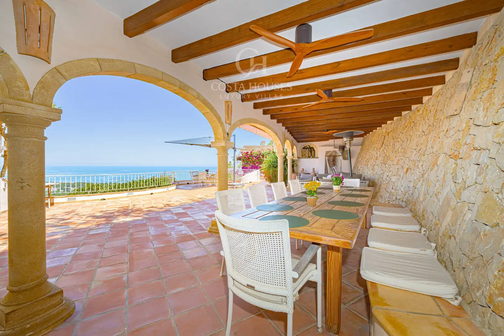 Terrace of Houses for sale in Dénia  with Air Conditioner, Heating and Private garden