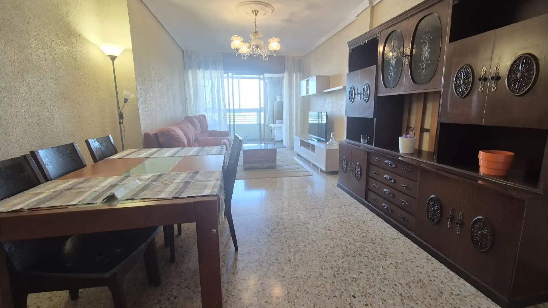 Living room of Flat for sale in Palencia  with Heating and Furnished