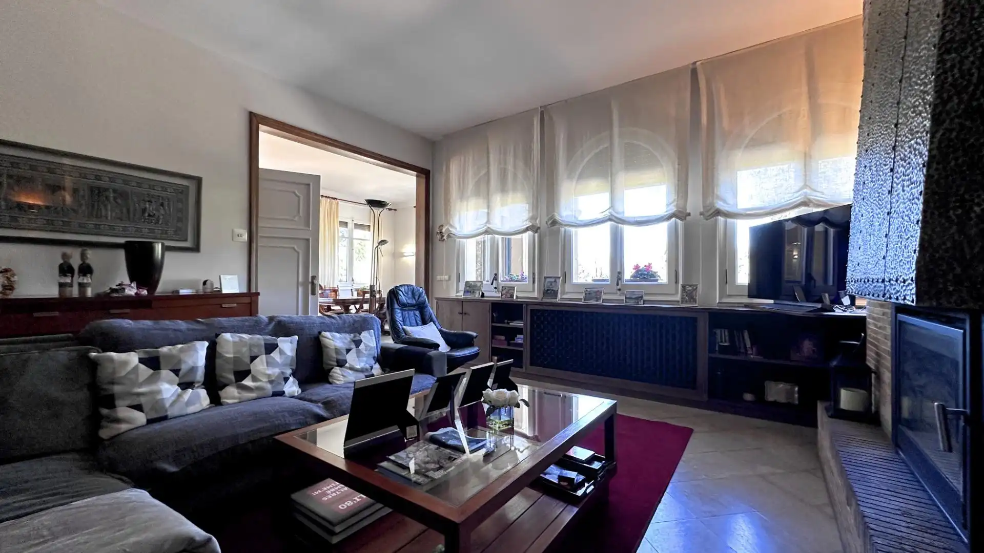 Sala de estar de Casa o chalet en venta en Terrassa con Aire acondicionado, Calefacción y Jardín privado