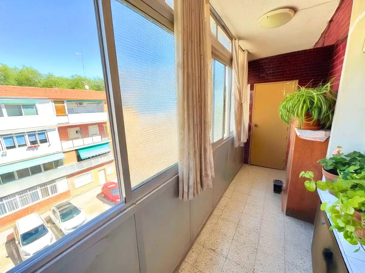 Balcony of Flat for sale in Alcalá de Henares