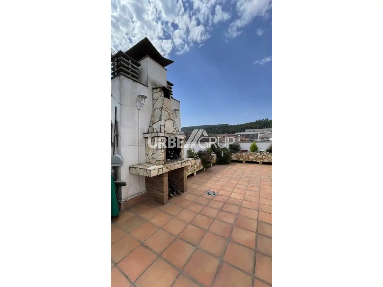 Terrace of Flat for sale in Sant Andreu de la Barca  with Heating, Terrace and Storage room