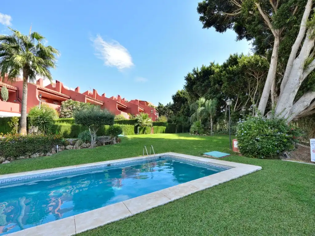 Jardí de Casa adosada de lloguer en Benalmádena