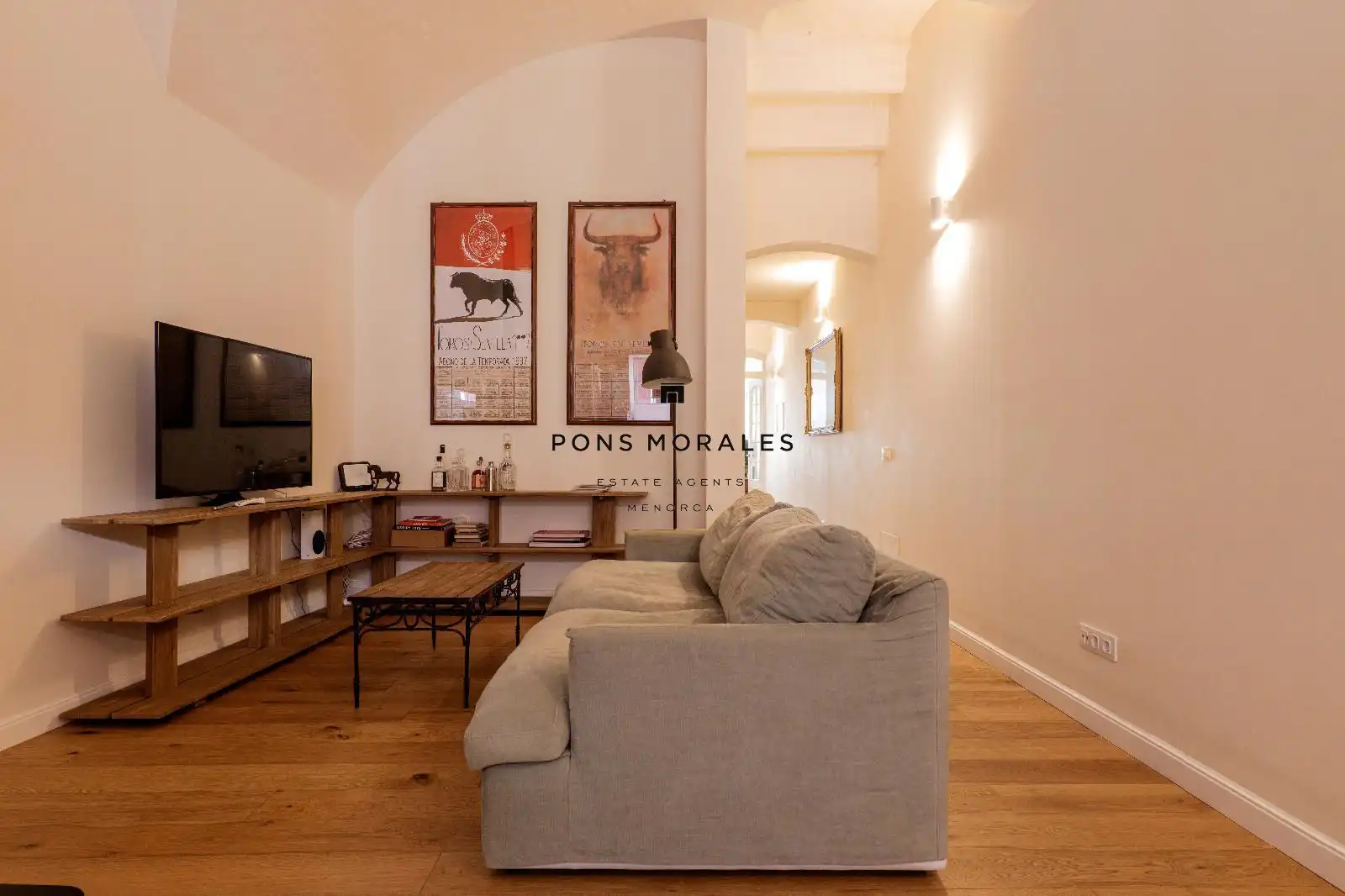 Wohnzimmer von Haus oder Chalet zum Verkauf in Alaior mit Klimaanlage, Heizung und Privatgarten