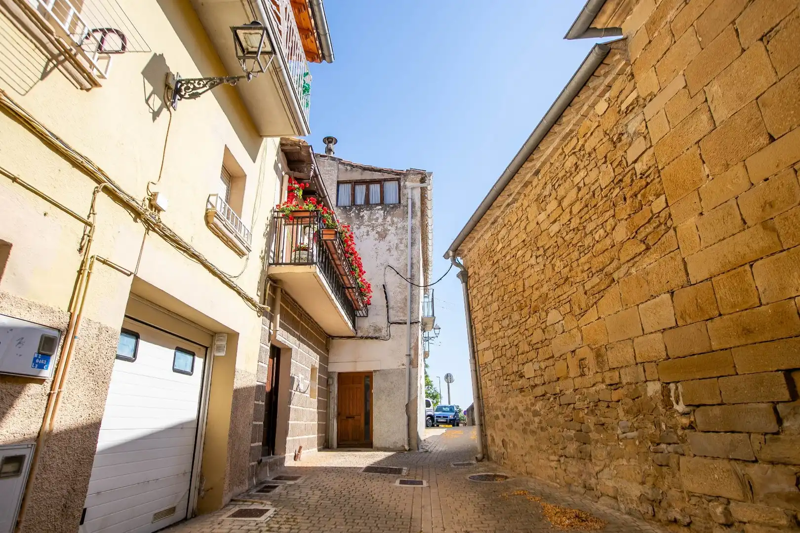 Vista exterior de Casa o chalet en venta en Mendigorria con Calefacción
