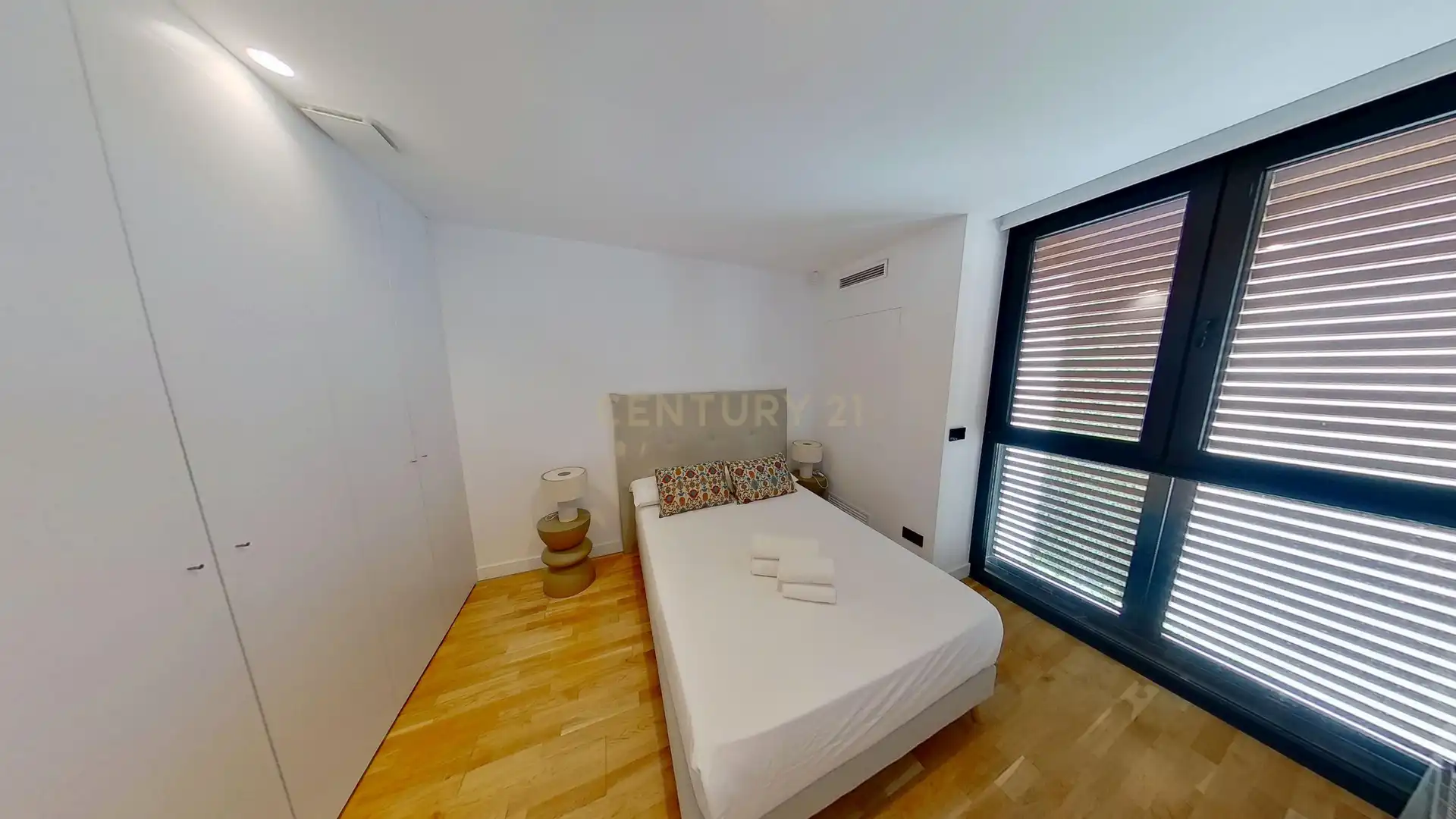 Habitación de Apartamento de alquiler en Málaga con Aire acondicionado, Lavadora y Microondas