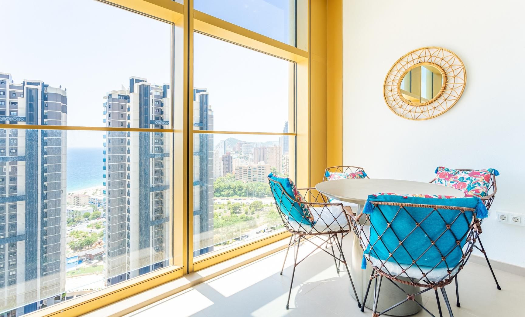 Terrassa de Apartament en venda en Benidorm amb Aire condicionat, Jardí privat i Terrassa