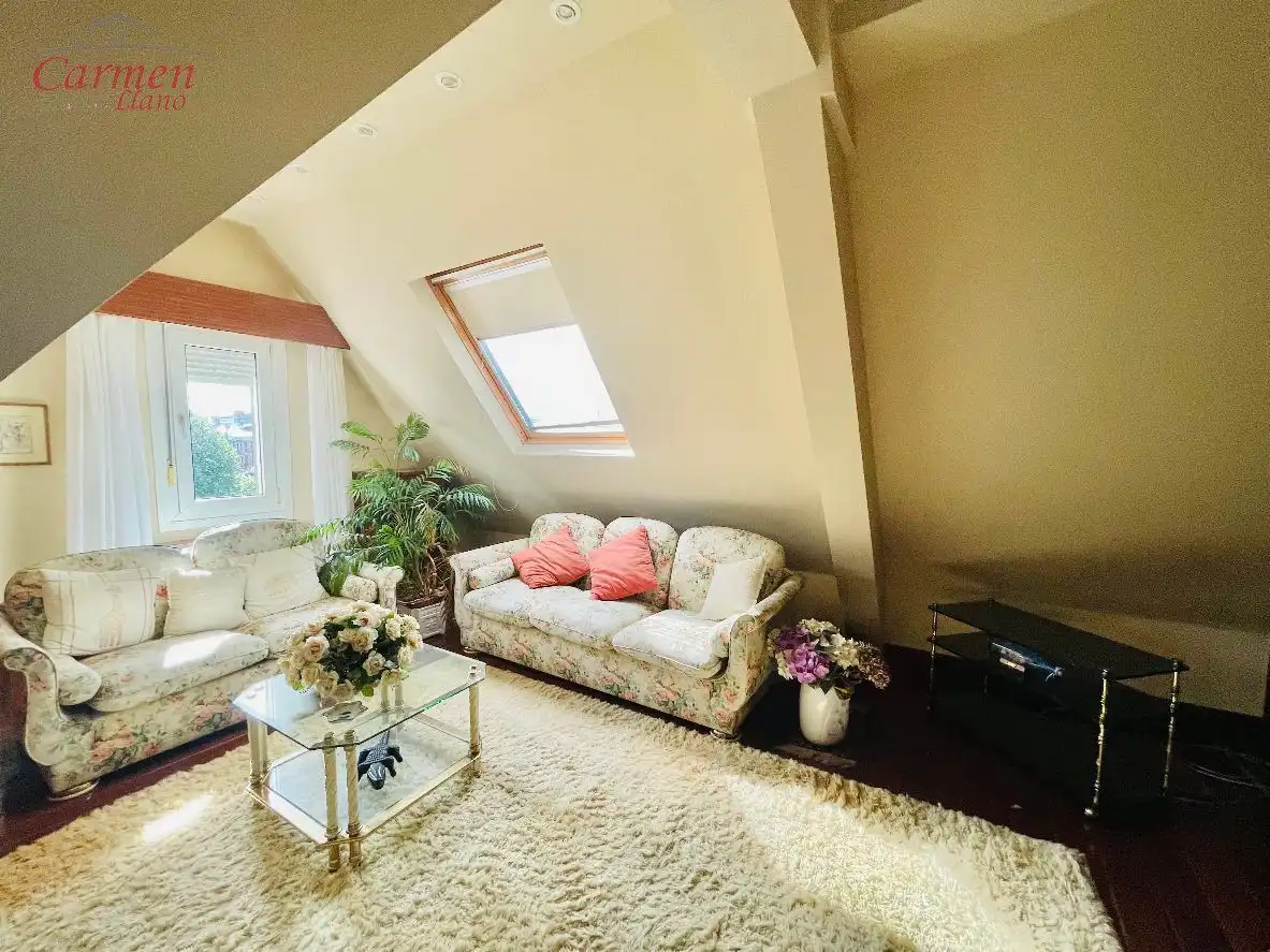 Sala de estar de Dúplex en venta en Getxo  con Calefacción, Terraza y Trastero