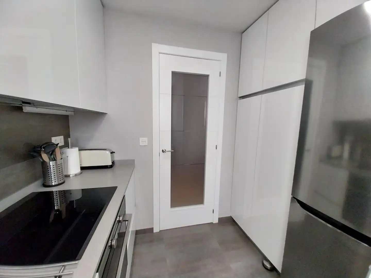 Kitchen of Flat for rent in Valladolid  with Air Conditioner, Heating and Terrace