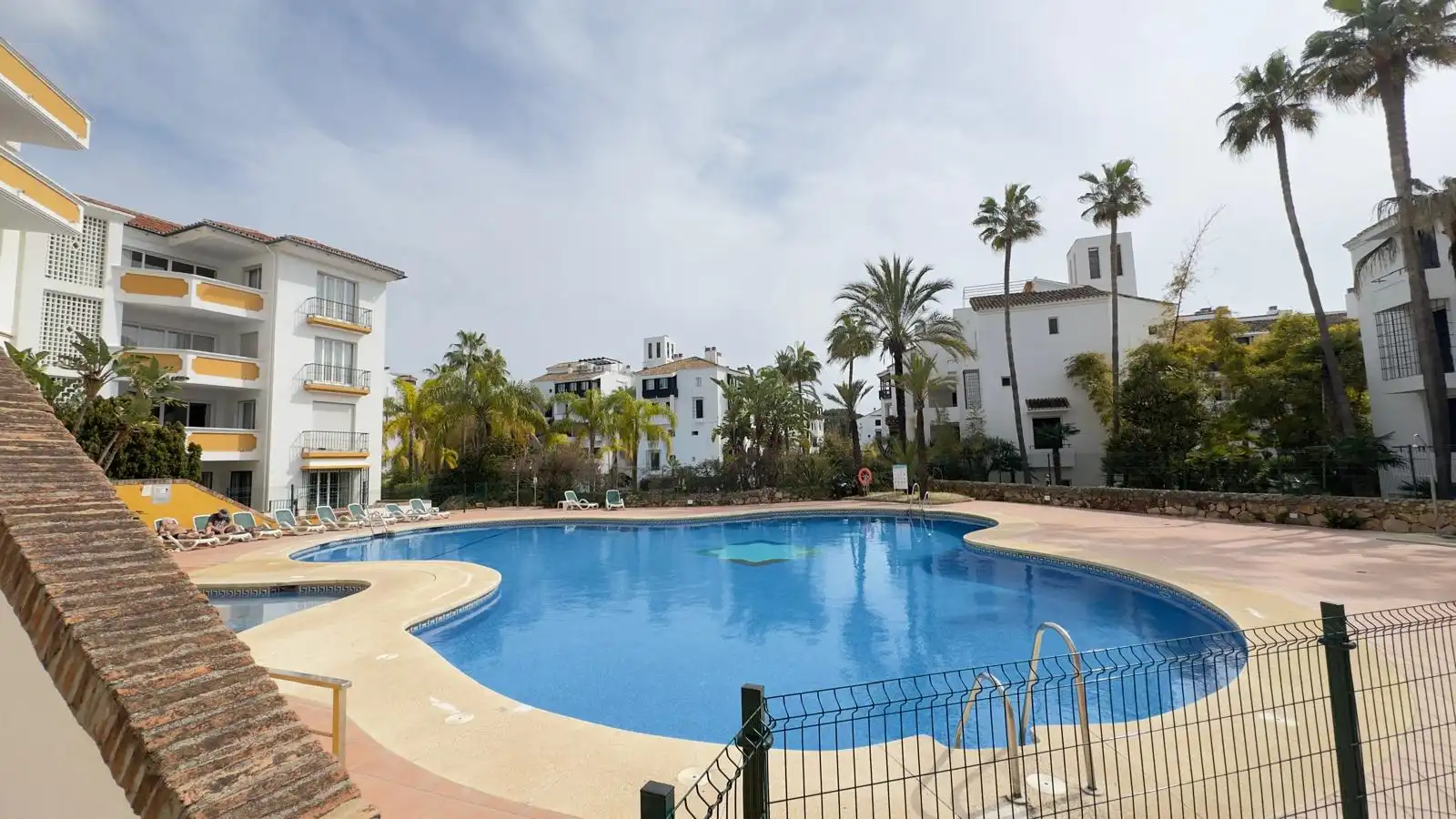 Swimming pool of Apartments for sale in Marbella  with Furnished