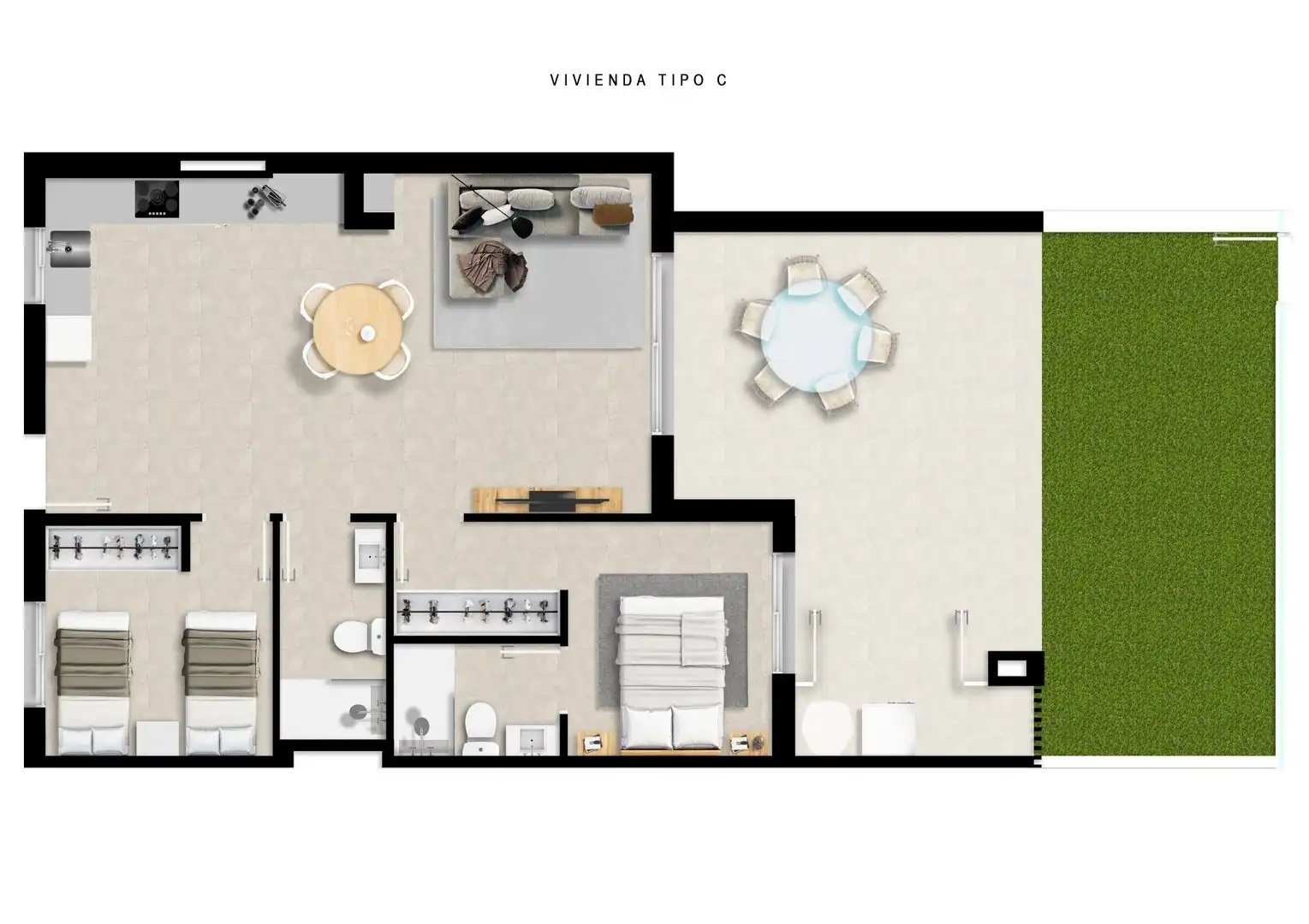 Apartamento en venta en Torrevieja con Aire acondicionado, Calefacción y Jardín privado
