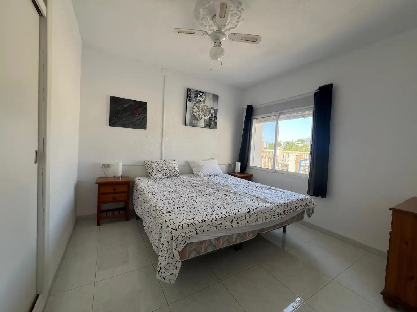 Bedroom of Houses for rent in La Nucia  with Heating, Private garden and Furnished