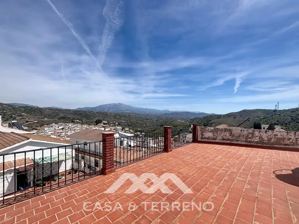 Exterior view of Houses for sale in Almáchar  with Air Conditioner and Terrace