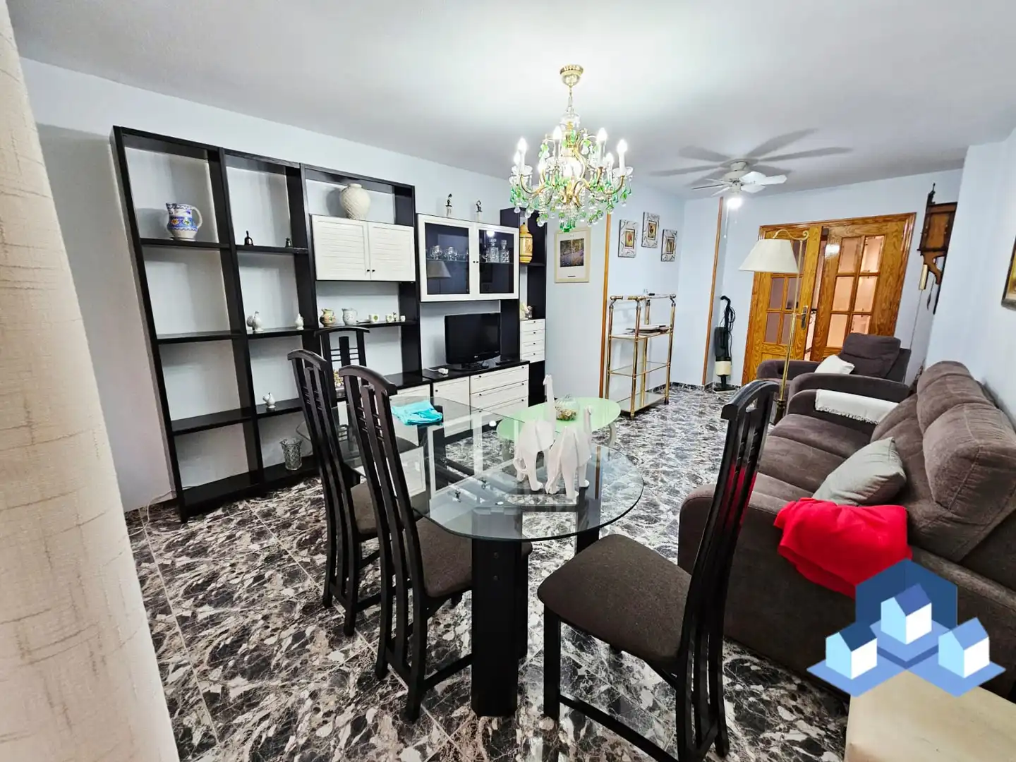 Living room of Flat for sale in Lorca  with Air Conditioner, Heating and Storage room