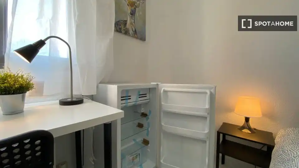 Habitación de Piso de alquiler en Madrid con Aire acondicionado, Calefacción y Amueblado