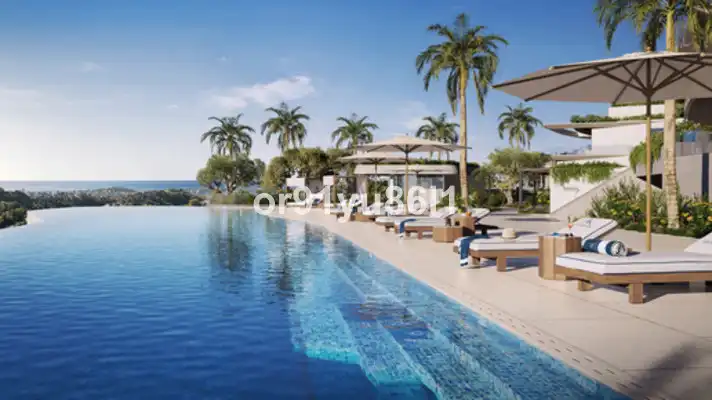 Piscina de Planta baixa en venda en Benahavís amb Aire condicionat, Jardí privat i Terrassa