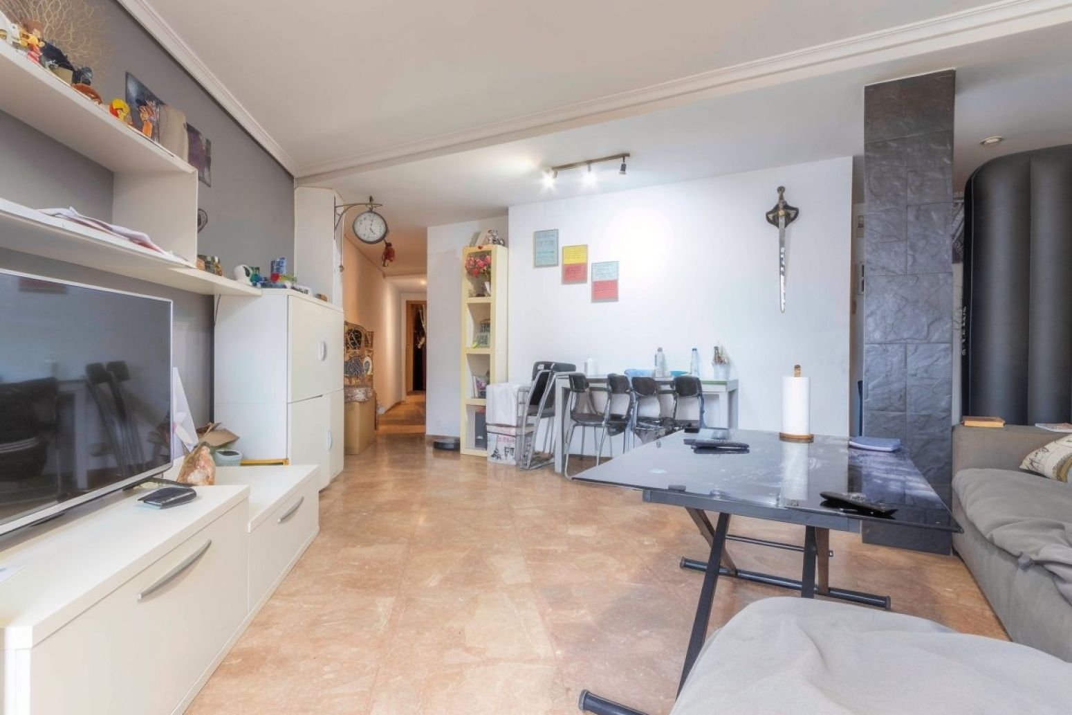 Living room of Flat for sale in  Valencia Capital  with Heating
