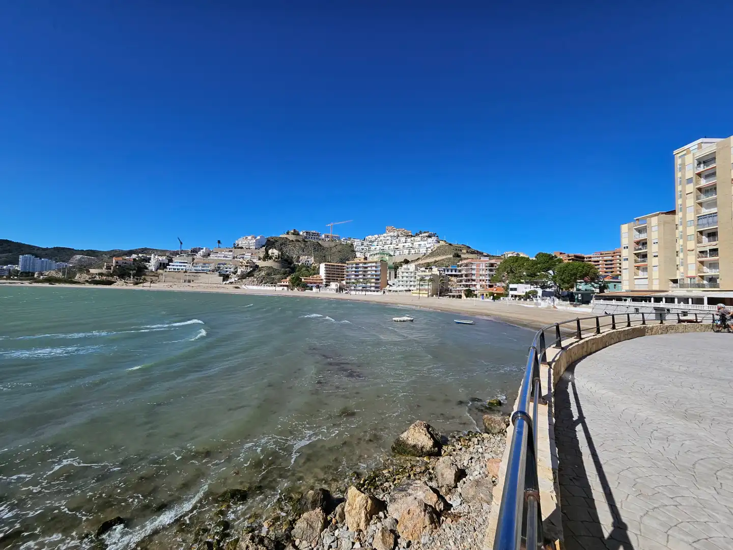 Außenansicht von Wohnungen zur Miete in Cullera mit Klimaanlage, Heizung und Terrasse