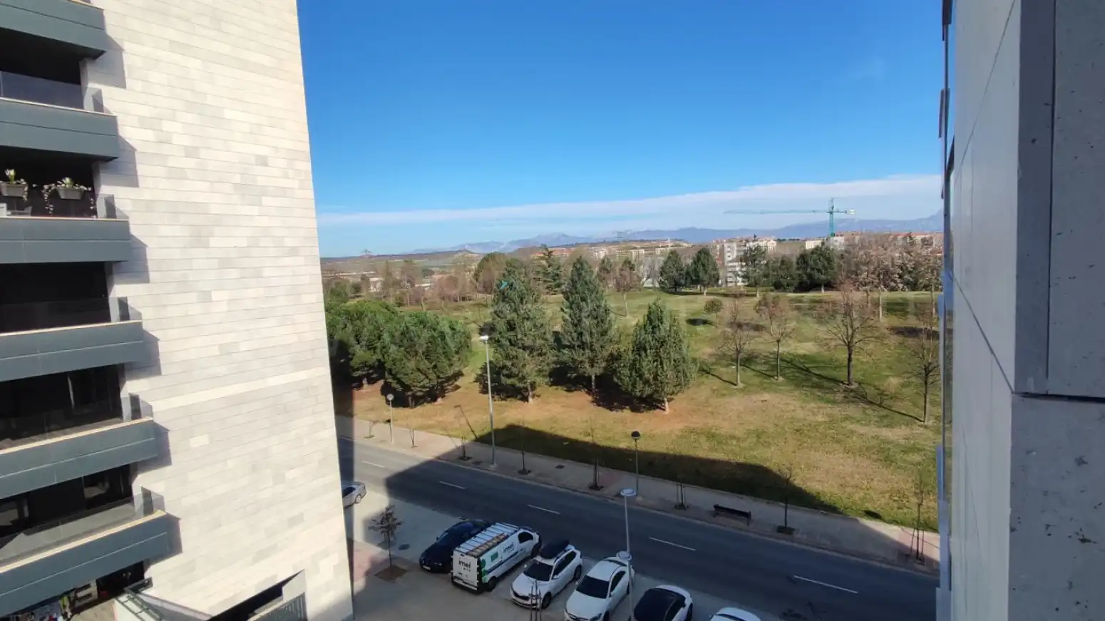 Parking of Flat for sale in  Logroño  with Air Conditioner, Heating and Private garden