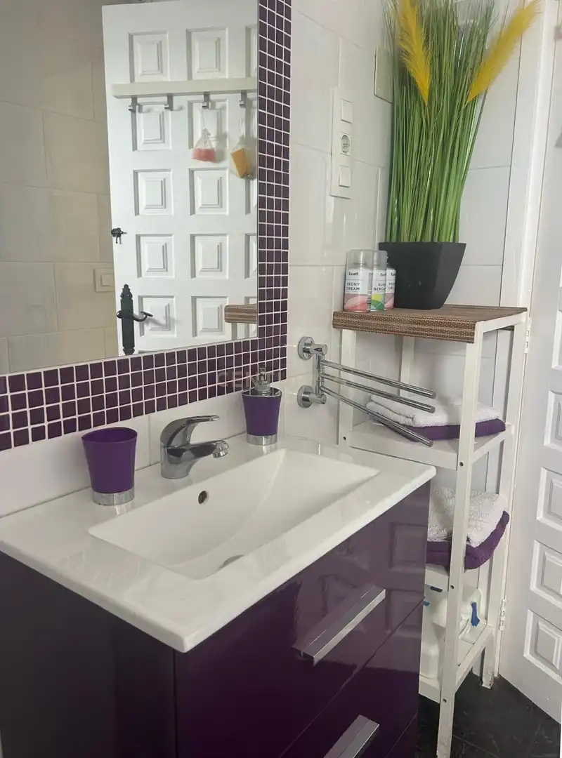 Baño de Apartamento en venta en Calpe / Calp con Aire acondicionado, Jardín privado y Microondas