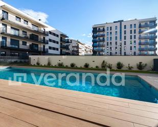 Swimming pool of Duplex for sale in Granollers  with Air Conditioner, Heating and Parquet flooring