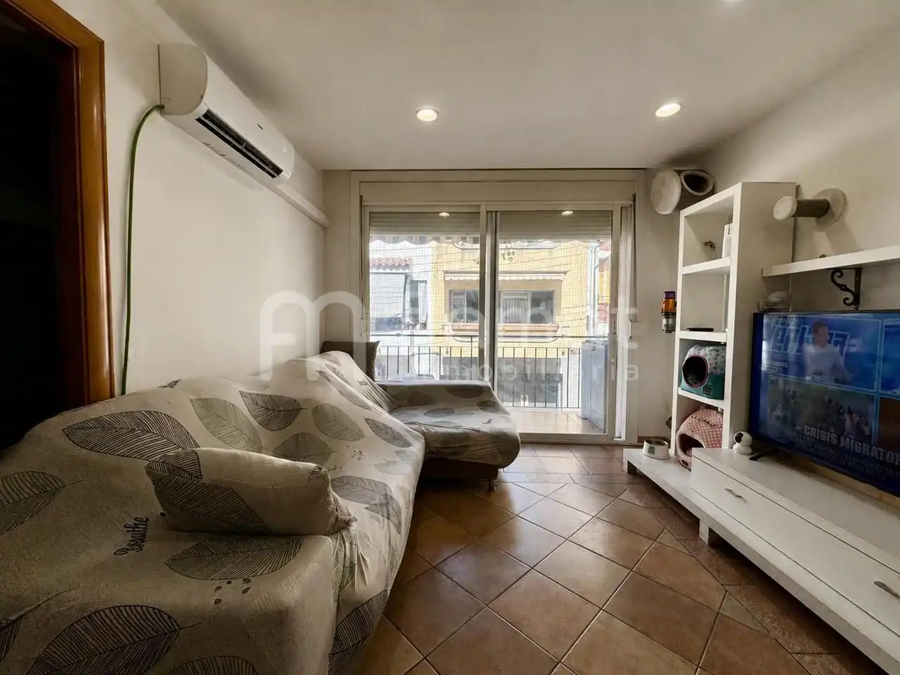 Sala de estar de Piso en venta en Malgrat de Mar con Aire acondicionado