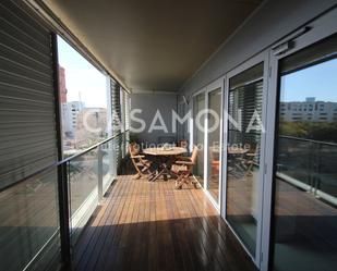 Terrace of Apartment to rent in  Barcelona Capital  with Air Conditioner, Heating and Private garden