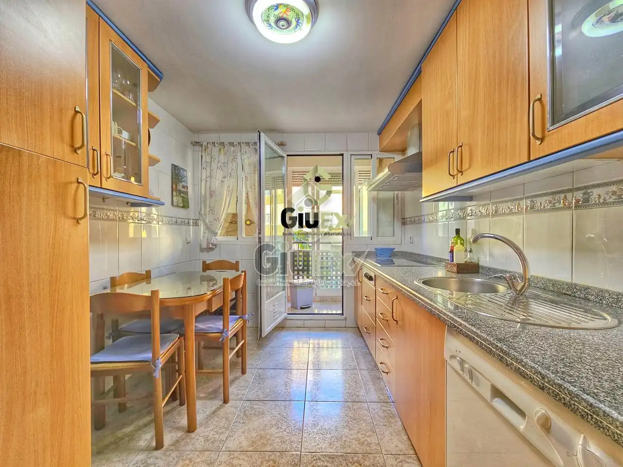 Kitchen of Flat for rent in Cáceres Capital  with Air Conditioner, Heating and Terrace