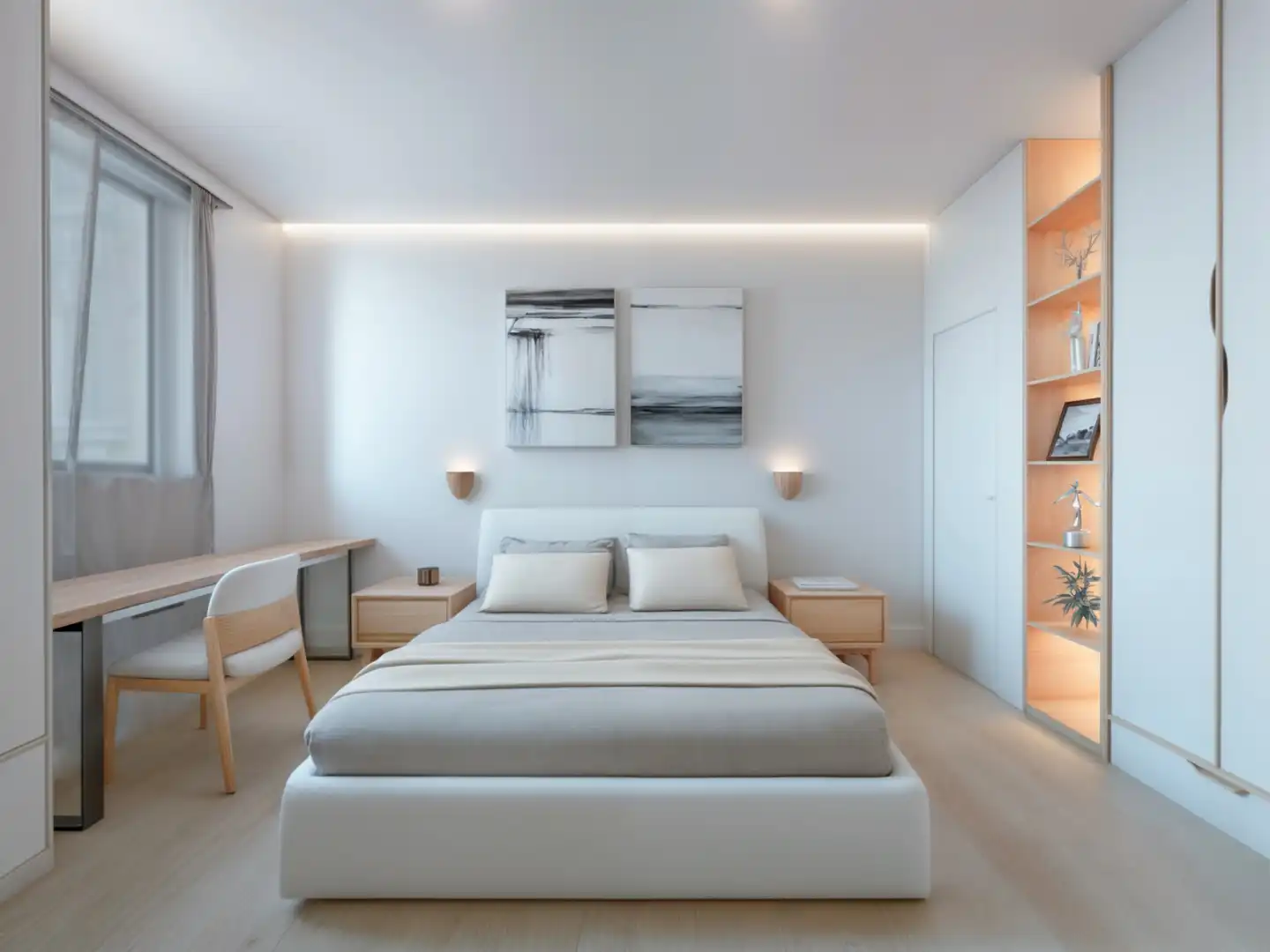 Schlafzimmer von Erdgeschoss zum Verkauf in Barcelona mit Klimaanlage, Heizung und Terrasse