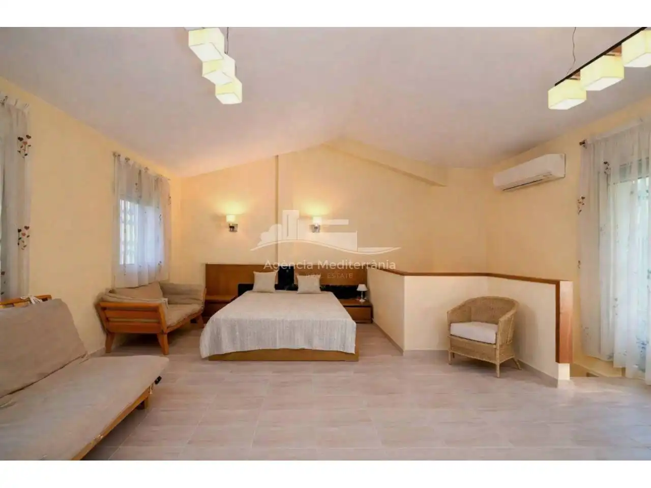 Bedroom of Detached homes for sale in Castell d'Aro, Platja d'Aro i s'Agaró  with Air Conditioner, Private garden and Alarm
