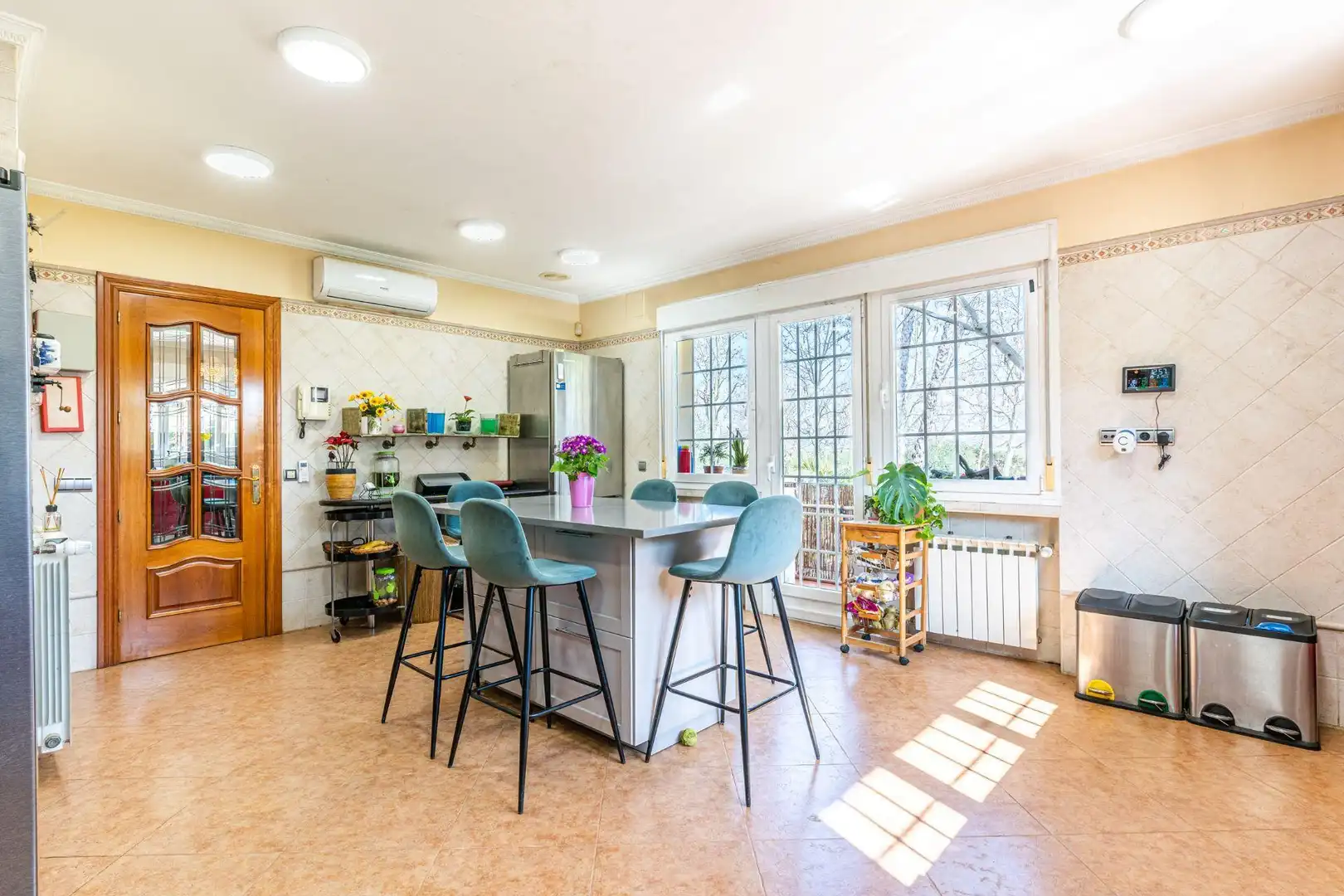 Cocina de Casa o chalet en venta en Fuente El Saz de Jarama con Aire acondicionado, Calefacción y Piscina